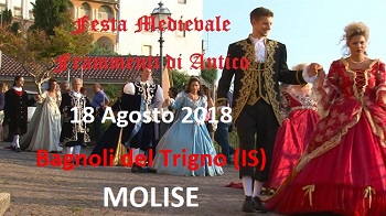 Evento culturale in Molise. Festa Medievale Frammenti di Antico Bagnoli del Trigno (Isernia) MOLISE