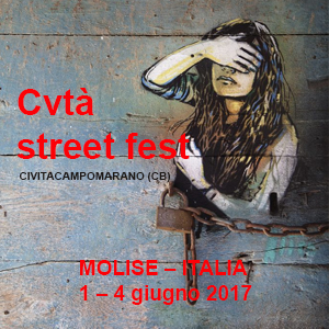 Evento nel Molise - Arte e Cultura - Festival Street Art Civitacampomarano - 1-4 Giugno