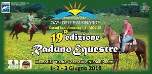 Evento e turismo equestre nel Molise - Raduno equestre Castel San Vincenzo (IS) 1-2-3- Giugno