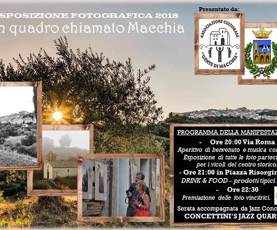 Evento in Molise - Mostra fotografica Macchia Valfortore - 5 Agosto 2018