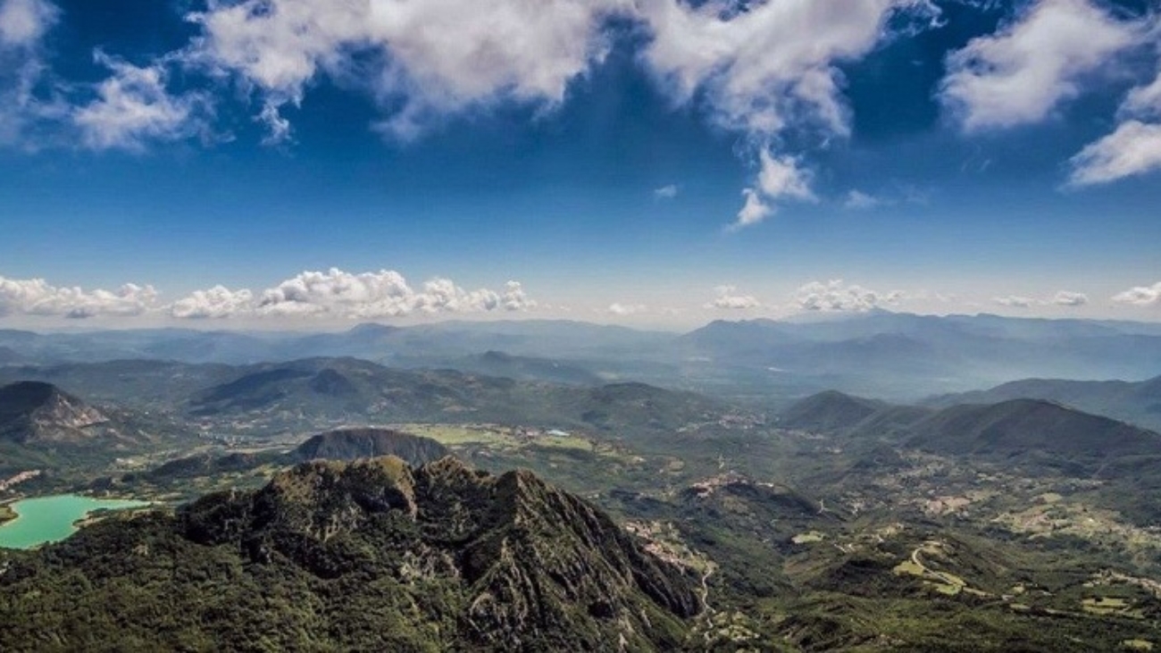 La Valle del Volturno vista da Monte Marrone - Mainarde MOLISE ph Lorenzo Albanese