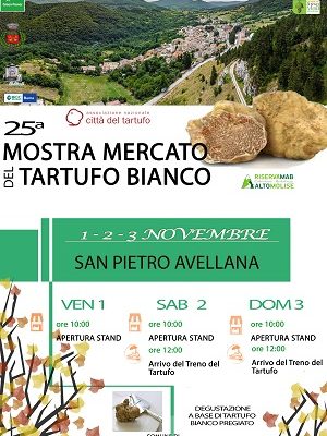 Mostra Mercato del Tartufo bianco - San pietro Avellana IS MOLISE Eventi gastronomici in Molise