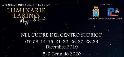 Luminarie Larino- Magia di luci - Larino CB MOLISE Natale 2019