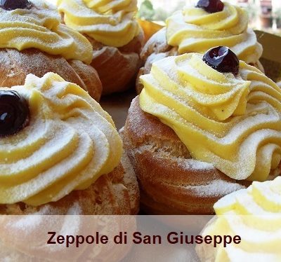 Zeppole di San Giuseppe. Ricetta tradizionale. Sapori dolci e gusti in Molise